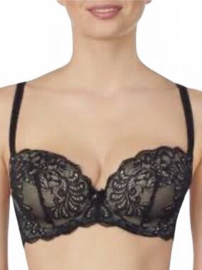 Le Mystere Black Sophia Lace Bra